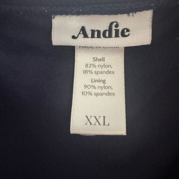 Andie Midnight Blue Button-Front One-Piece Swimsuit - Picture 5 of 6